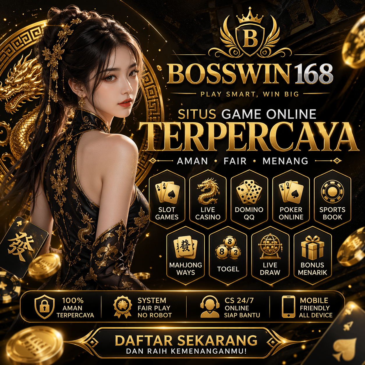 BOSSWIN168 : Bocoran Slot Gacor Hari Ini 2026 | Garansi Maxwin Setiap Hari