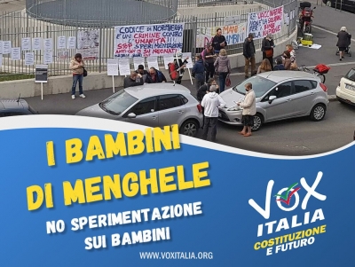 Diffida di Vox Italia alla Regione Lombardia