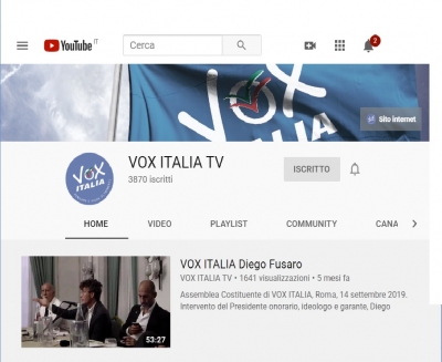 Nasce Vox Italia TV.