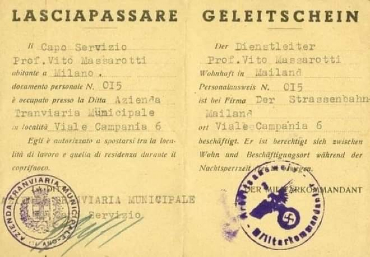 O VACCINO O PRIGIONE